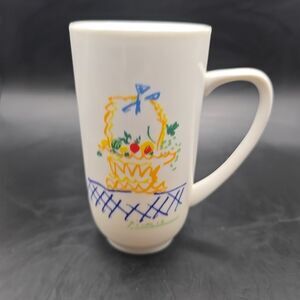 MMI Picasso Le Horloge de Fleurs  Cappuccino Coffee Cup / Mug